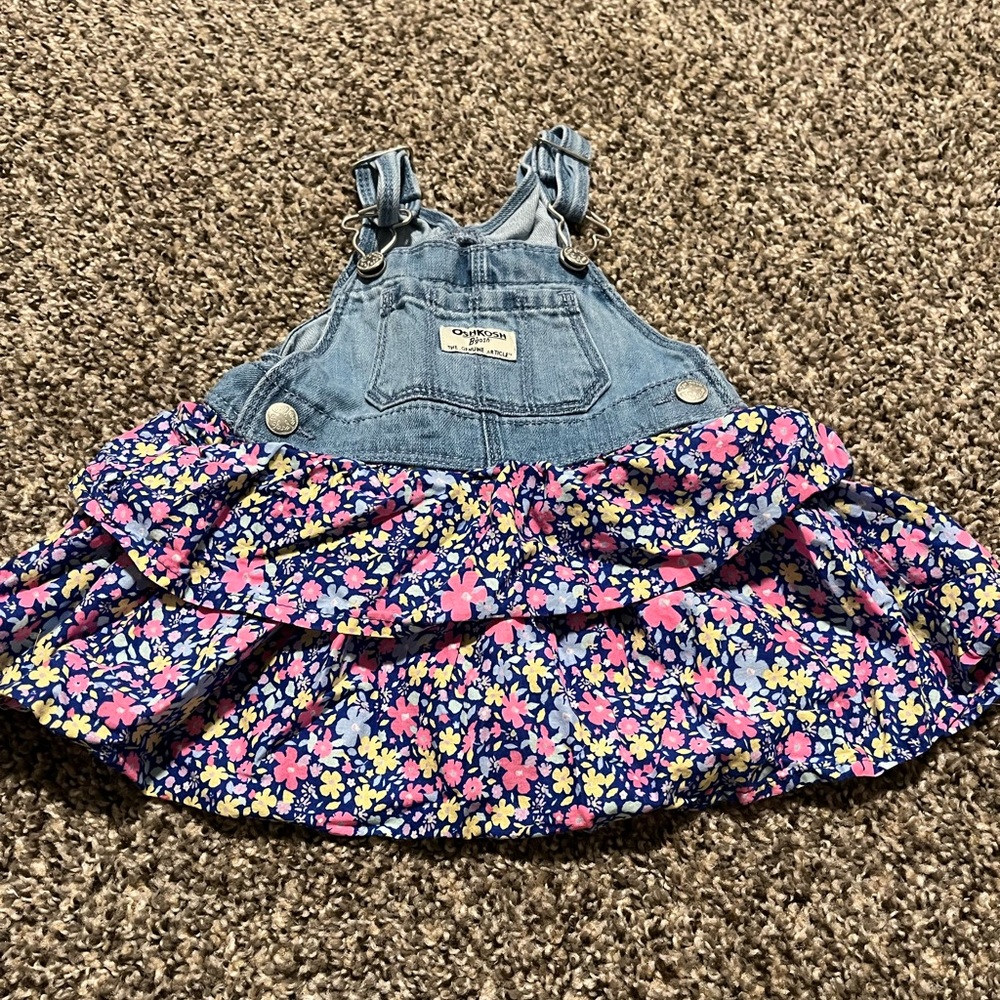 OshKosh b’gosh overall dress 12 month